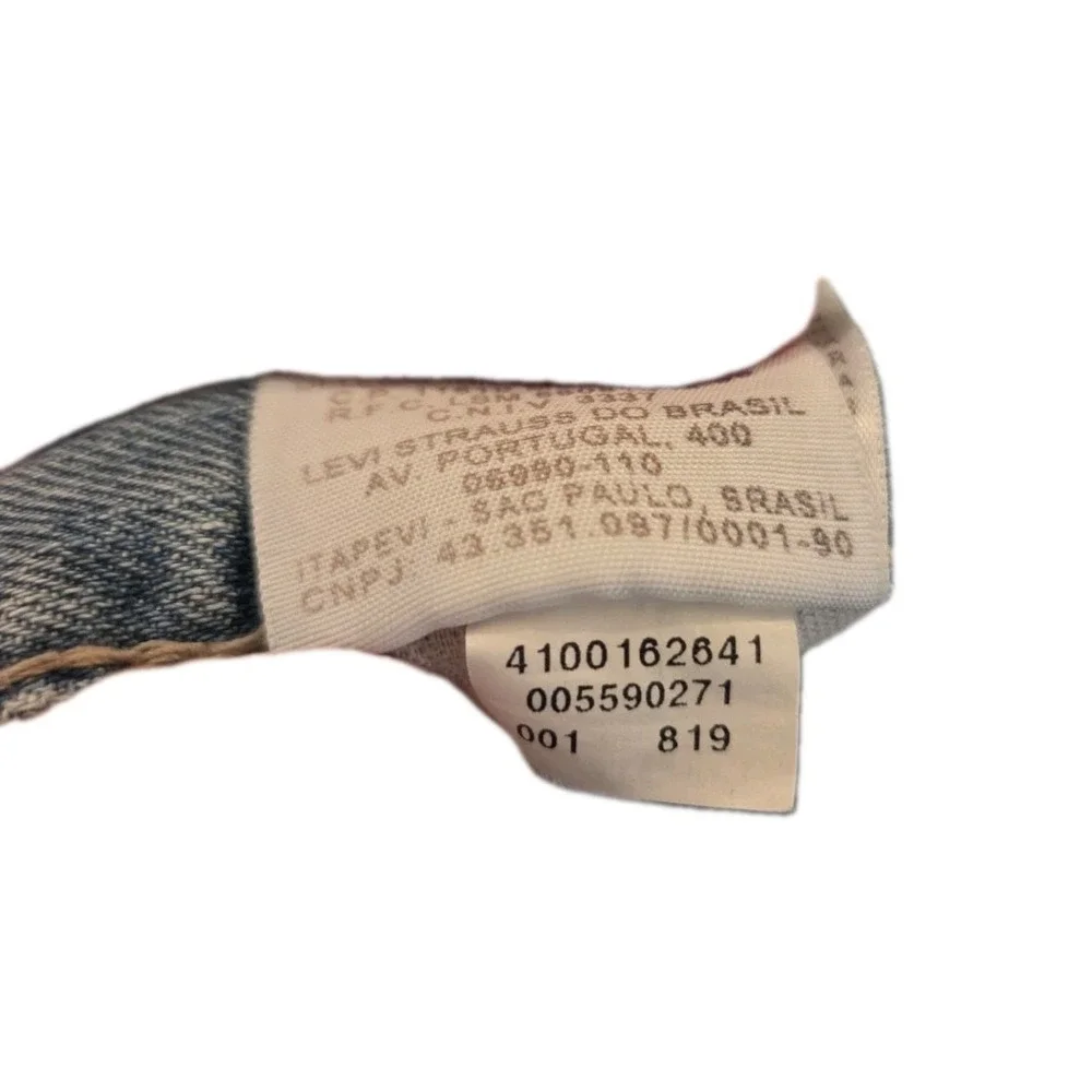 LEVI'S 559 Relaxed Straight Denim Jeans Medium Wash Tag 42×30 (Hemmed to‎ 29" L) - Picture 8 of 9